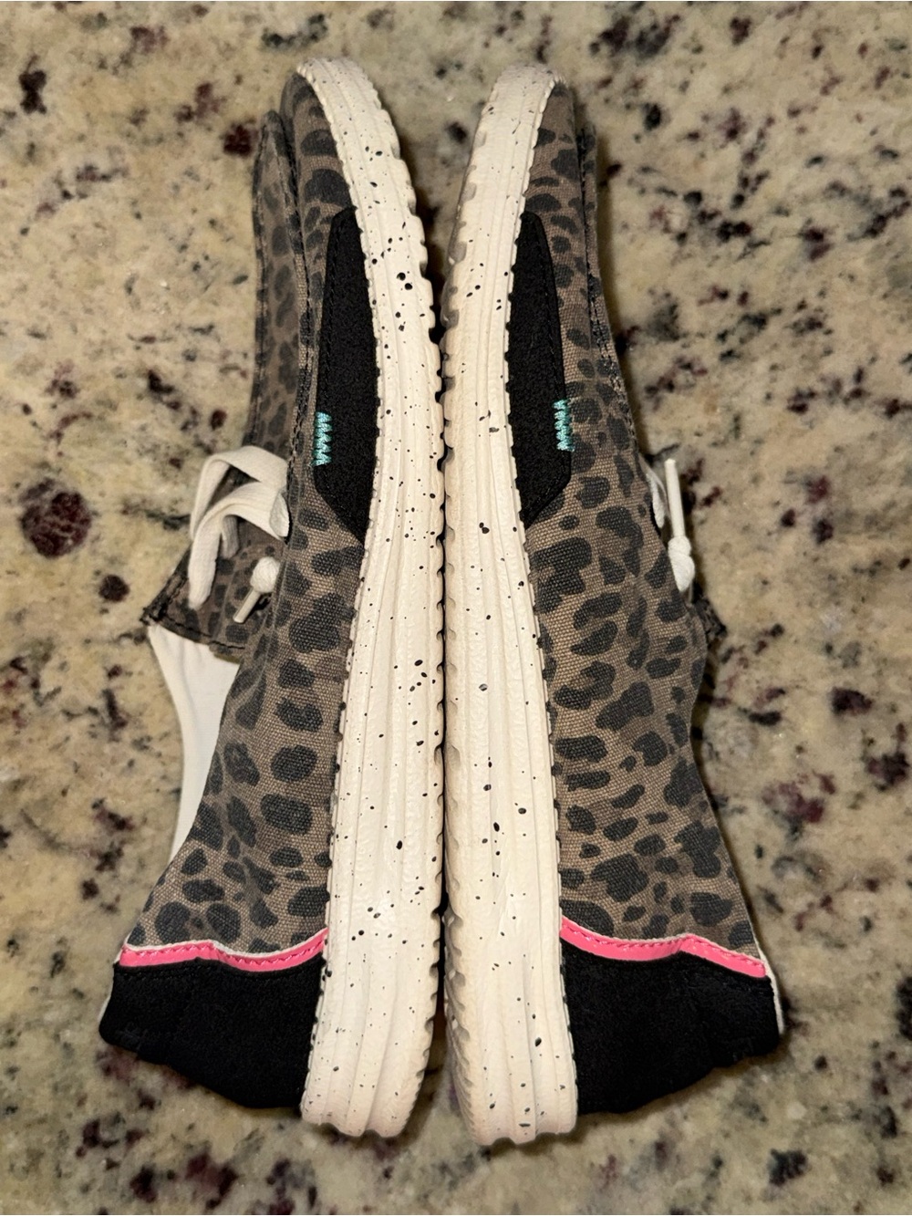 Hey Dude Wendy Jungle Brown Leopard Print Slip On Shoes Women’s Size 8 EU 39 - Picture 4 of 8